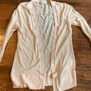 LOFT SZ M pink cardigan and tank.